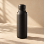 Ceramic Bottle in warm studio lighting
