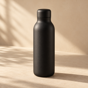 Ceramic Bottle in warm studio lighting