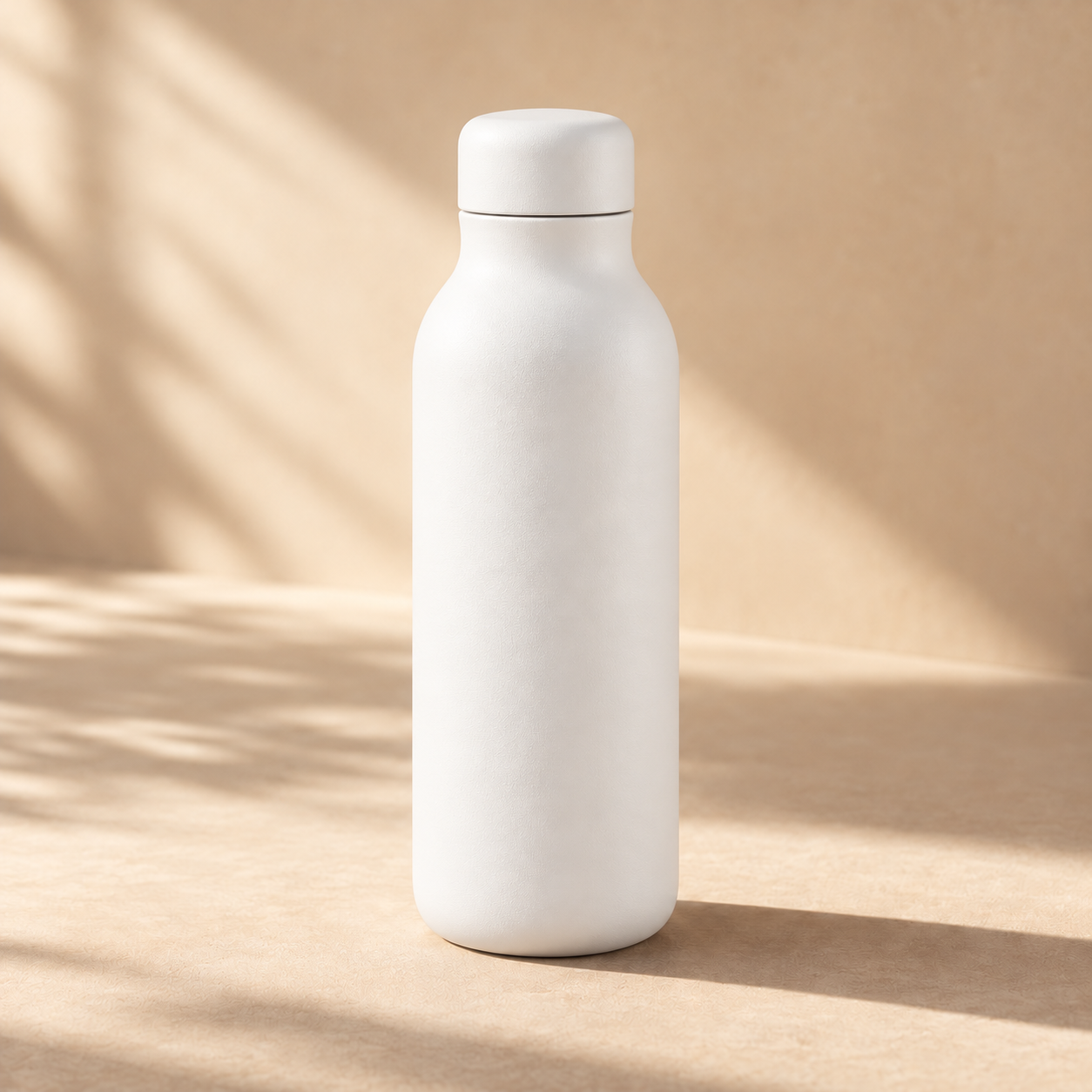 Ceramic Bottle in white