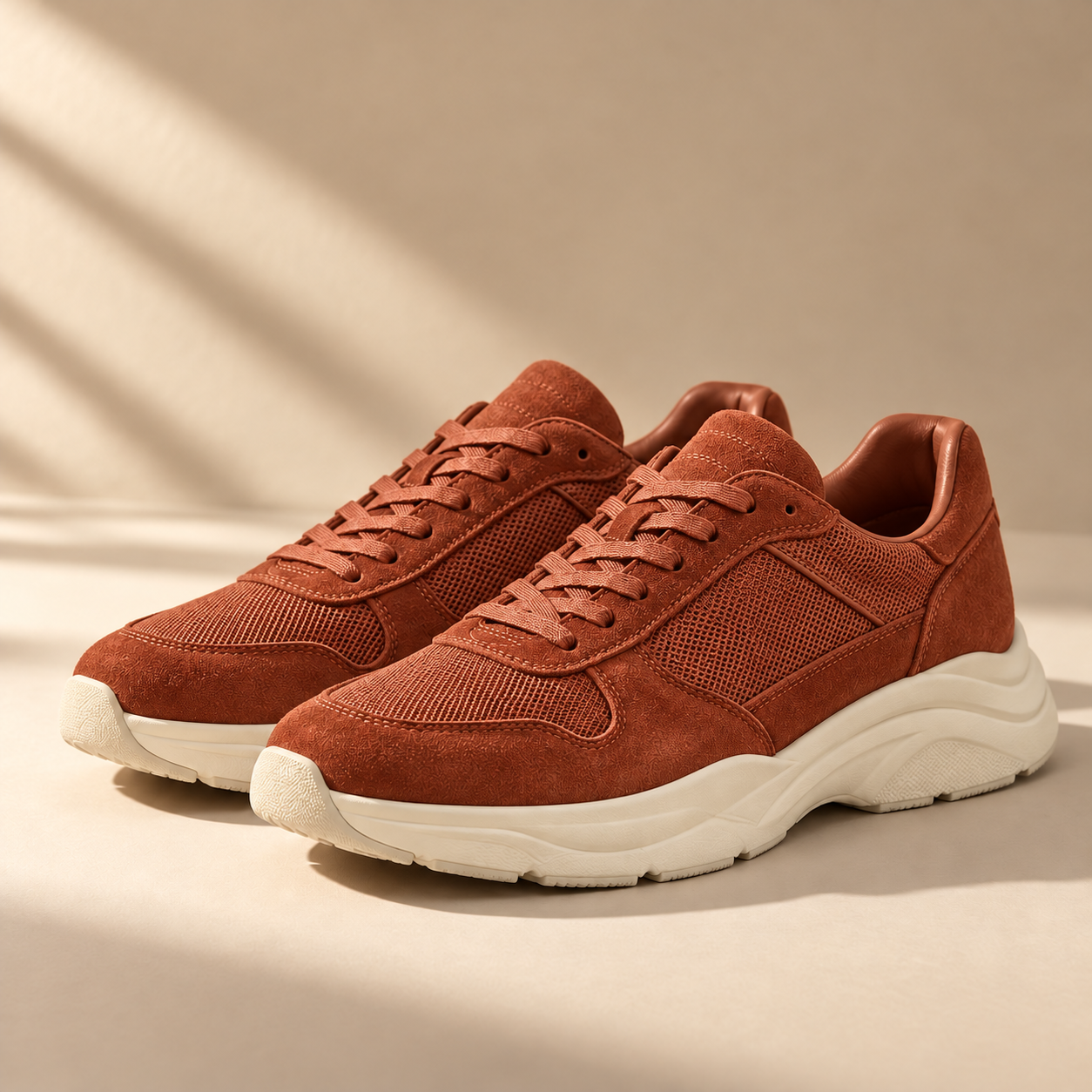 Orbit Sneaker in rust