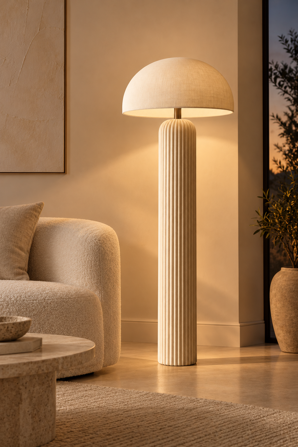 Column Floor Lamp — alternate editorial view