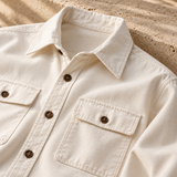 Studio Overshirt White — alternate editorial view