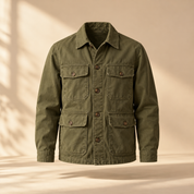 Utility Jacket Olive — studio product image