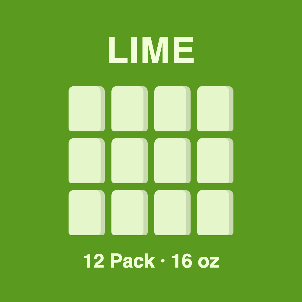 Lime / 12 Pack / 16 oz