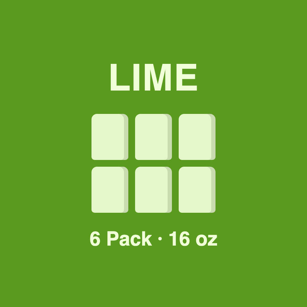 Lime / 6 Pack / 16 oz